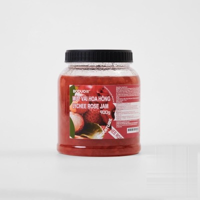 Mứt Boduo Signature Vải Hoa Hồng 900g